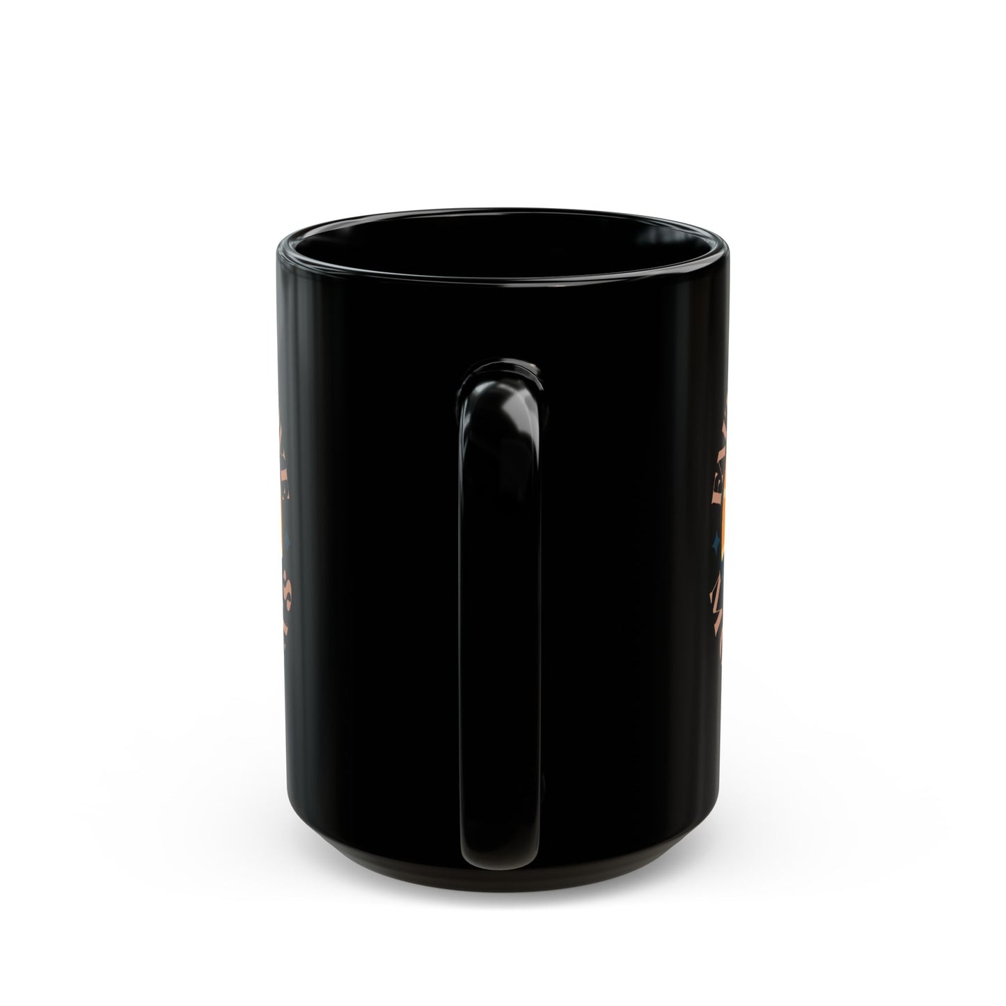 Faith Can Move Mountains Black Mug (11oz, 15oz)