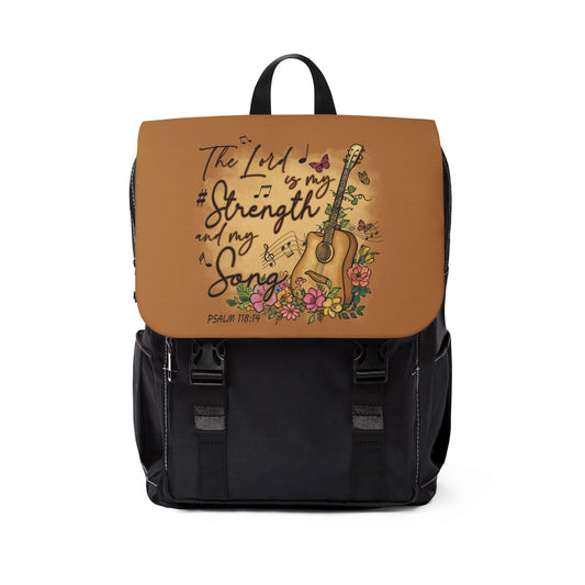 The Lord Is My Strength And My Song Backpack