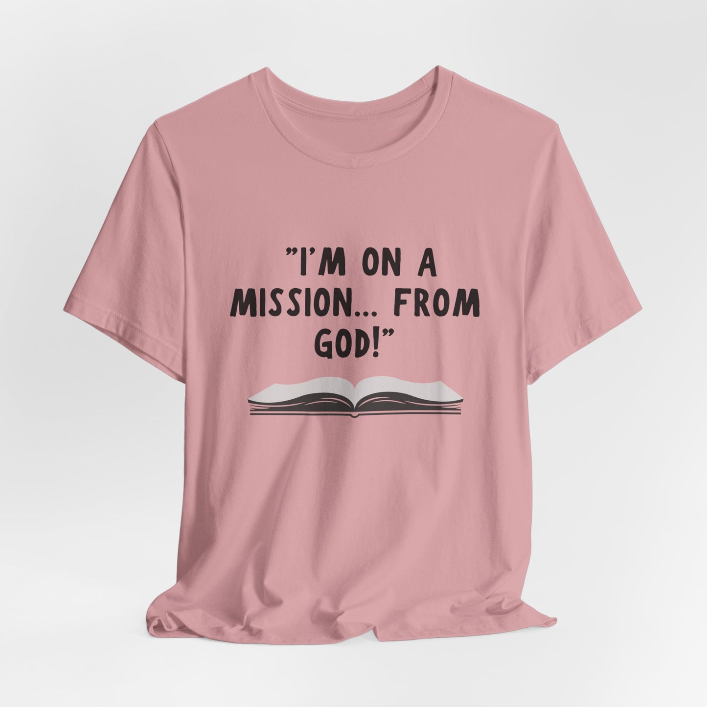 I'm On A Mission From God Jersey Short Sleeve Tee