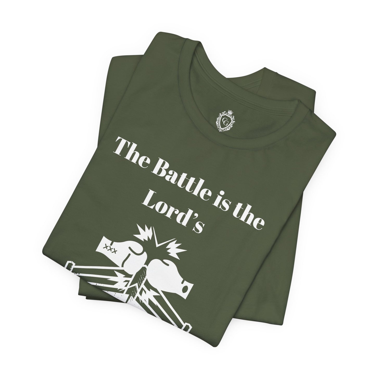 The Battle Is The Lord's Jersey Short Sleeve Tee