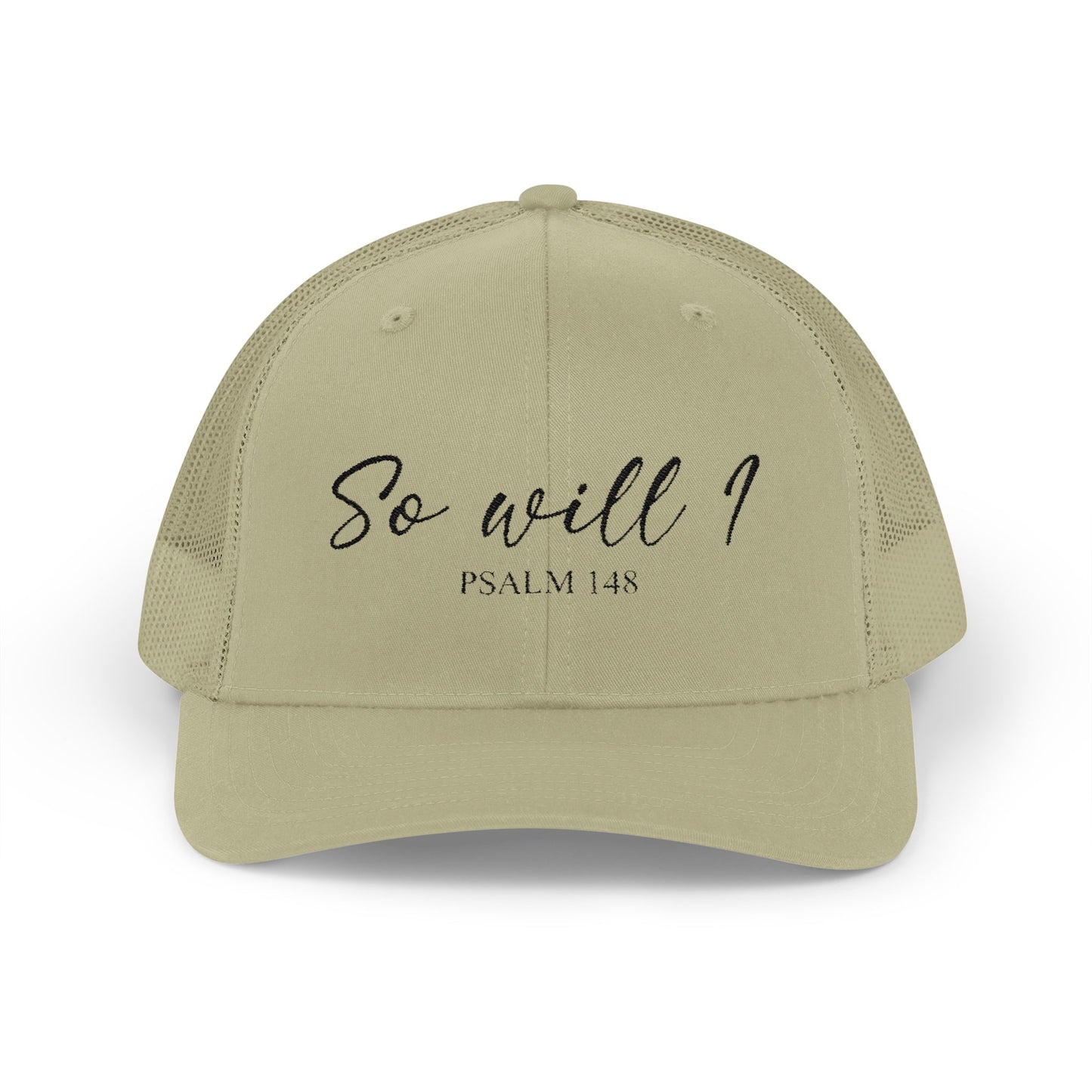 So Will I Snapback Cap