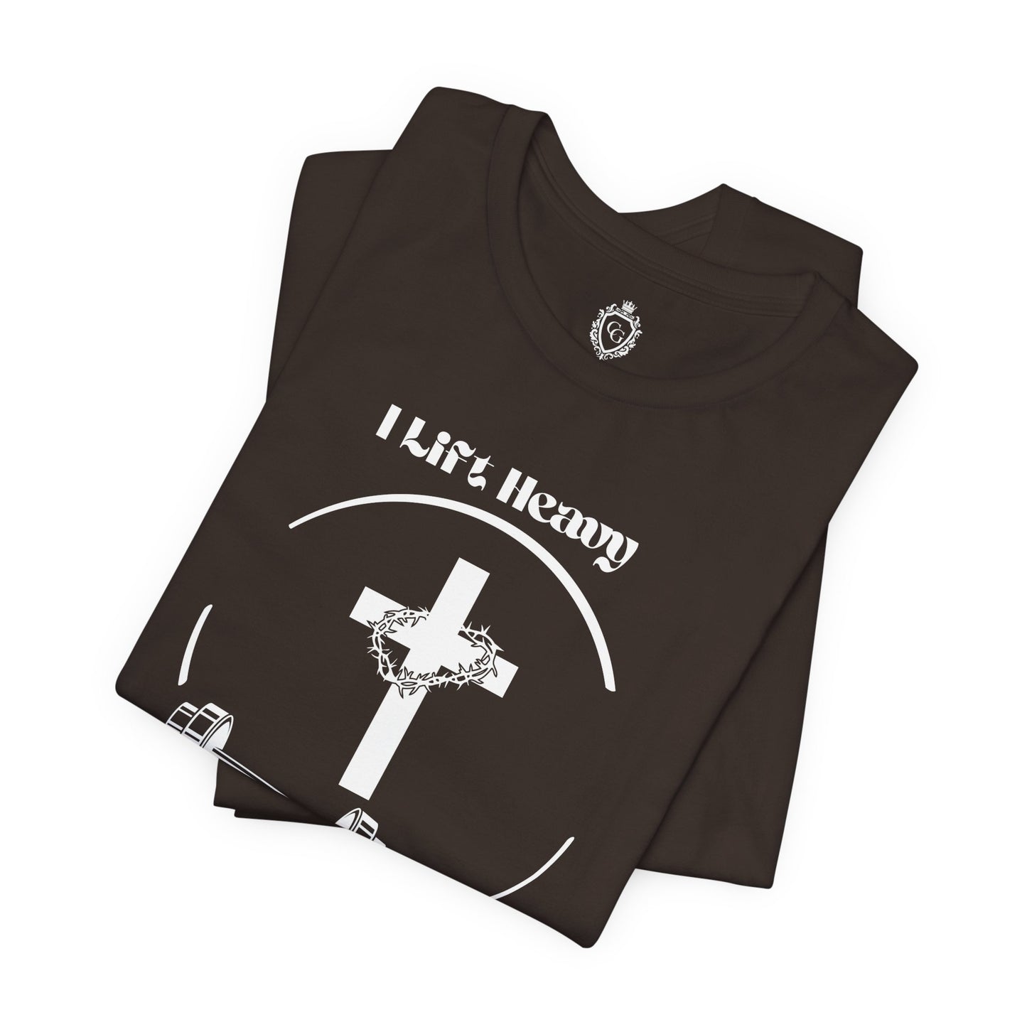 I Lift Heavy But He Lifted Heavier Jersey Short Sleeve Tee