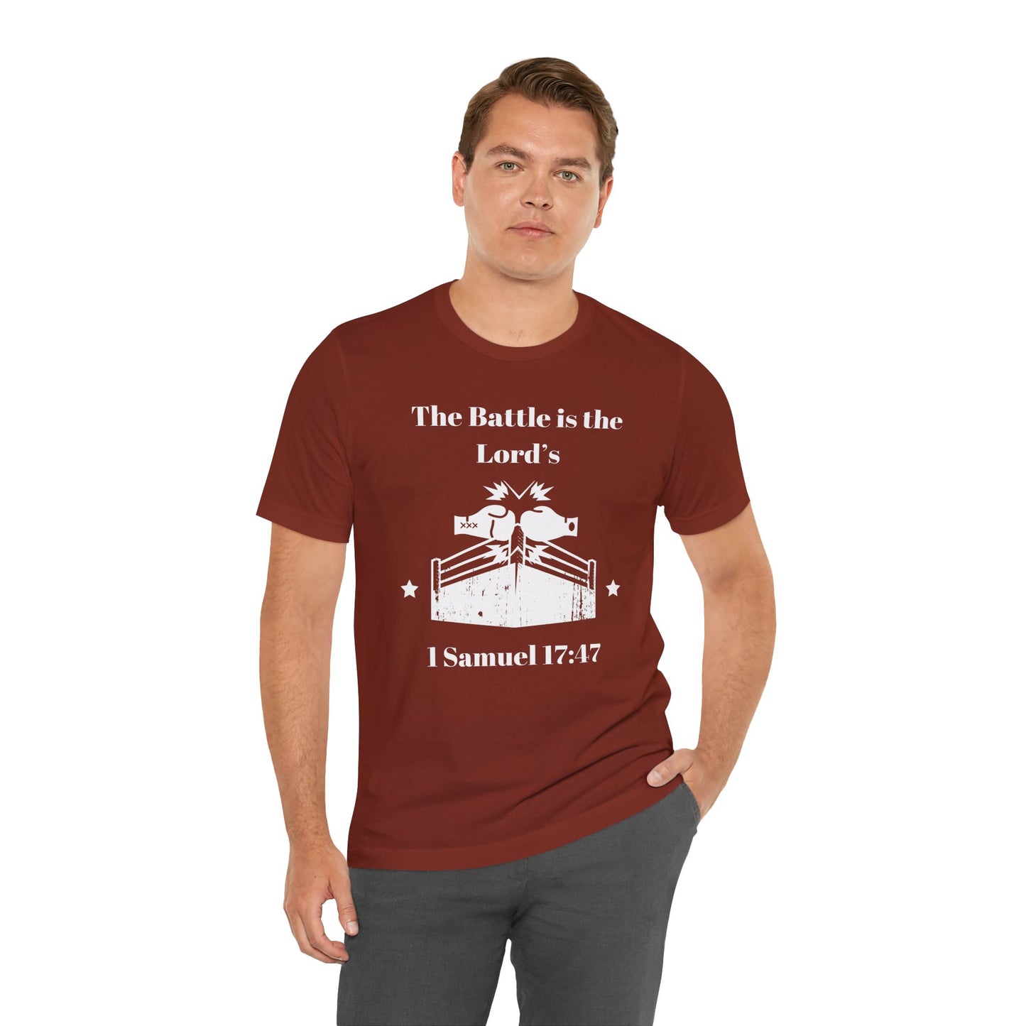 The Battle Is The Lord's Jersey Short Sleeve Tee