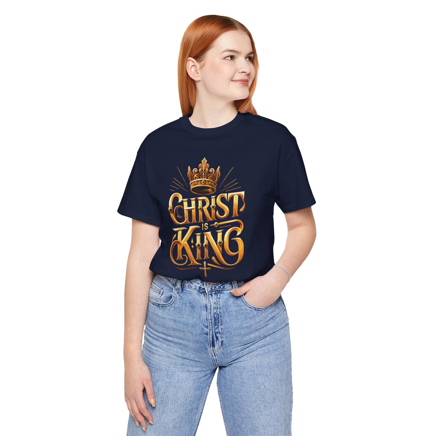 Christ Is King Jersey Short Sleeve Tee