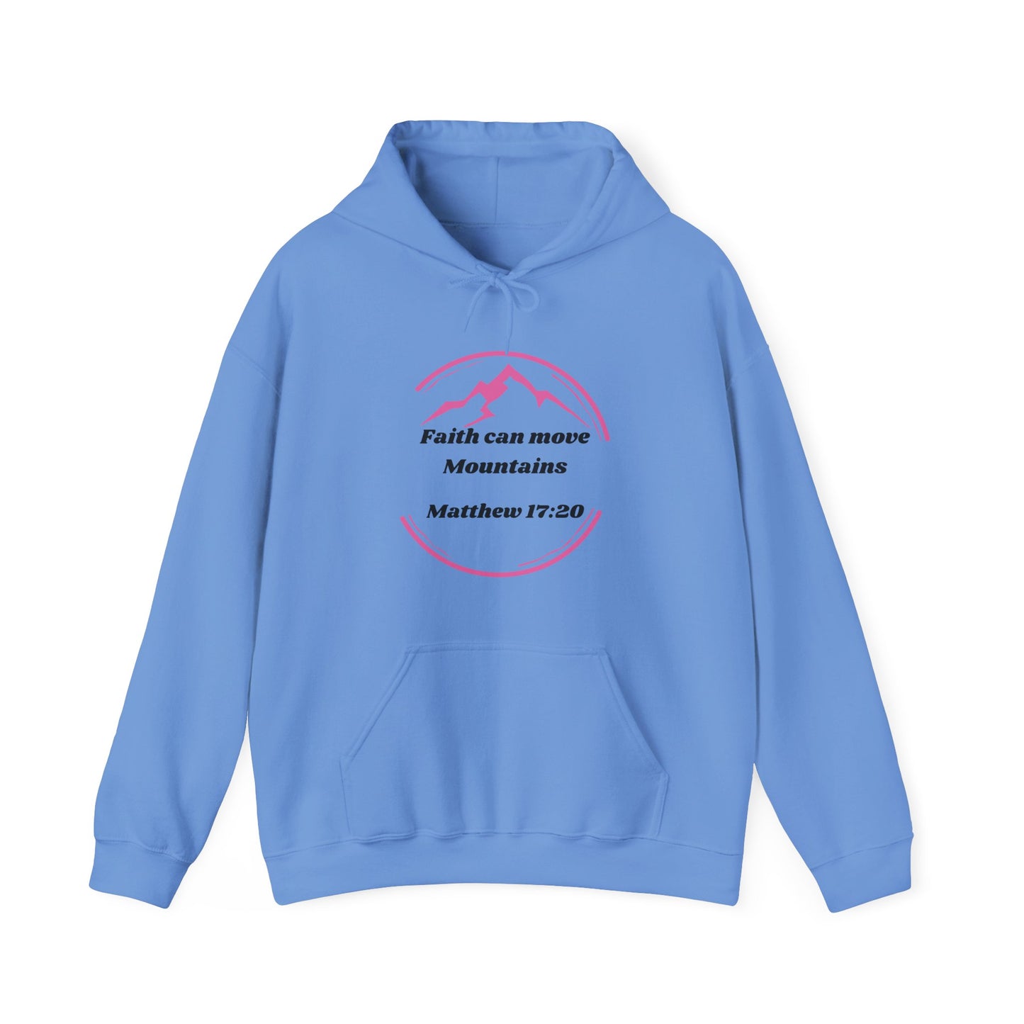 Faith Can Move Mountains Heavy Blend™ Hooded Sweatshirt