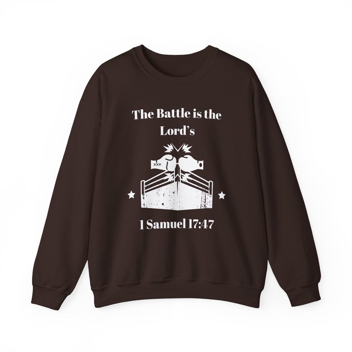 Men's Sweatshirt - The Battle Is The Lord's