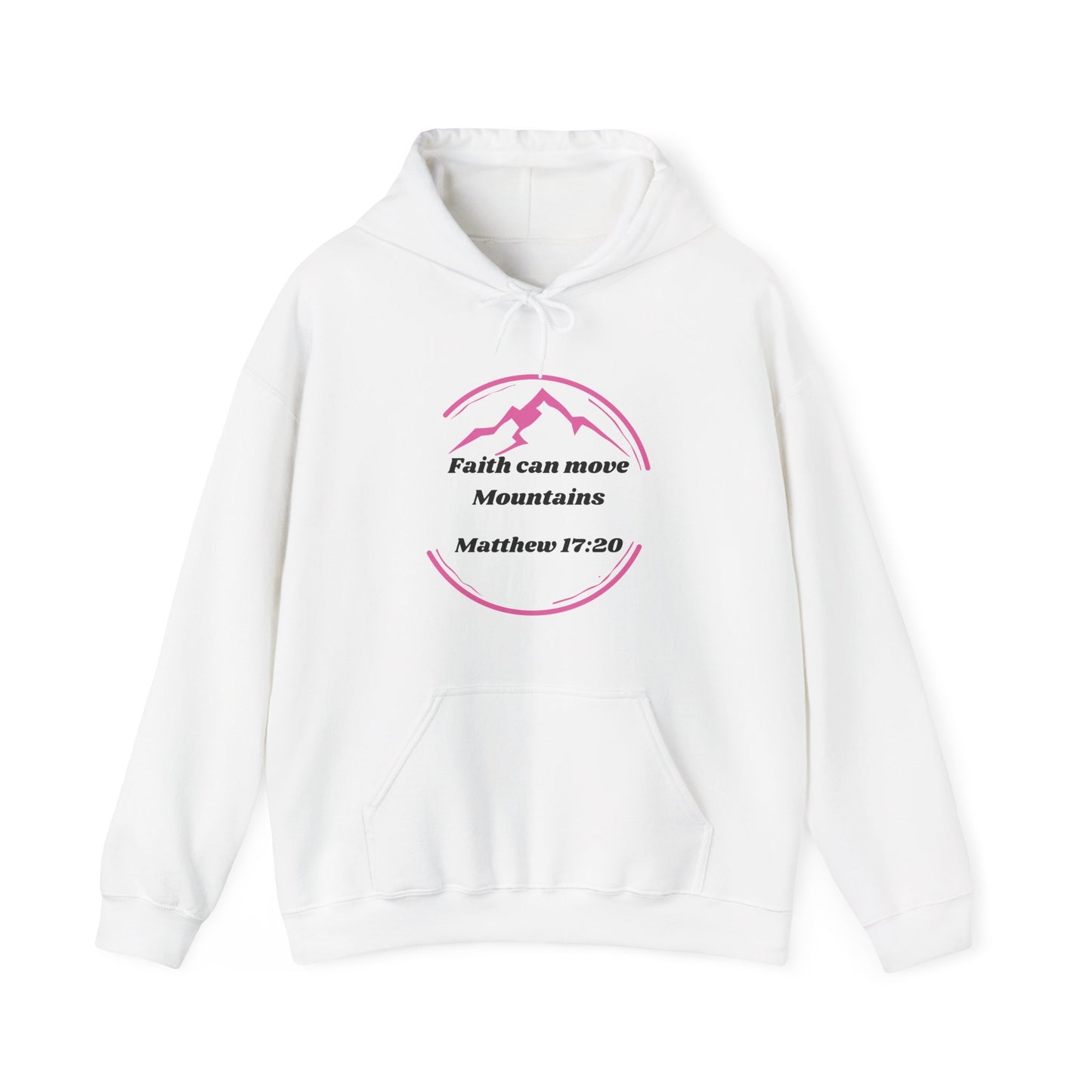 Faith Can Move Mountains Heavy Blend™ Hooded Sweatshirt