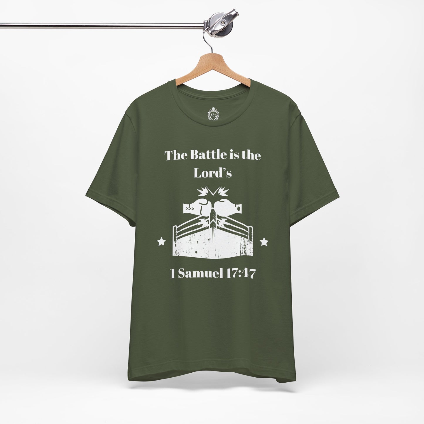 The Battle Is The Lord's Jersey Short Sleeve Tee