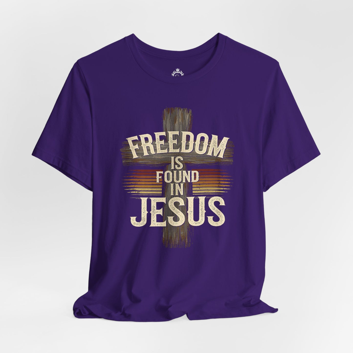 Freedom in found in Jesus Jersey Short Sleeve Tee