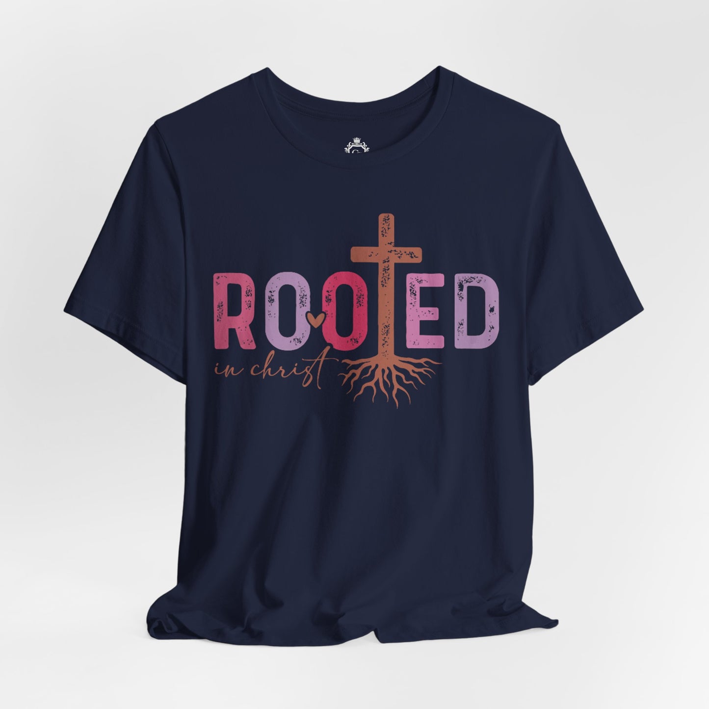 Rooted In Christ Jersey Short Sleeve Tee