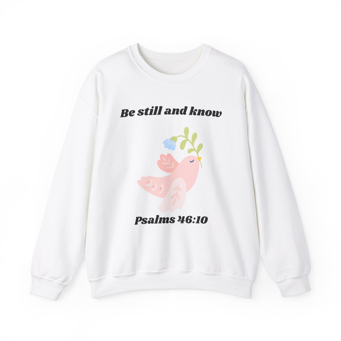 Be Still And Know Heavy Blend™ Crewneck Sweatshirt