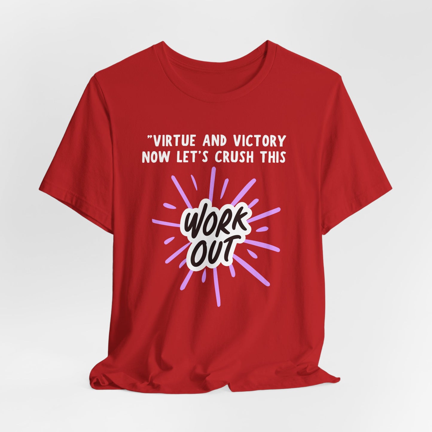 Virtue And Victory Workout Jersey Short Sleeve Tee