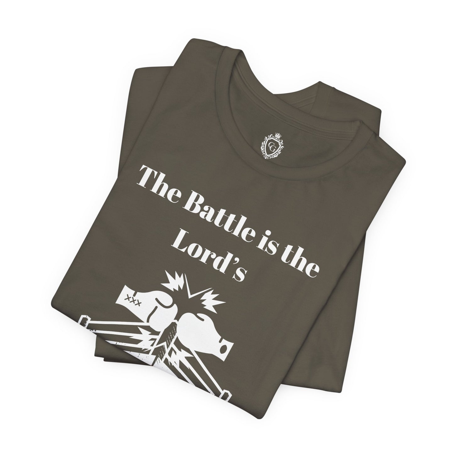 The Battle Is The Lord's Jersey Short Sleeve Tee