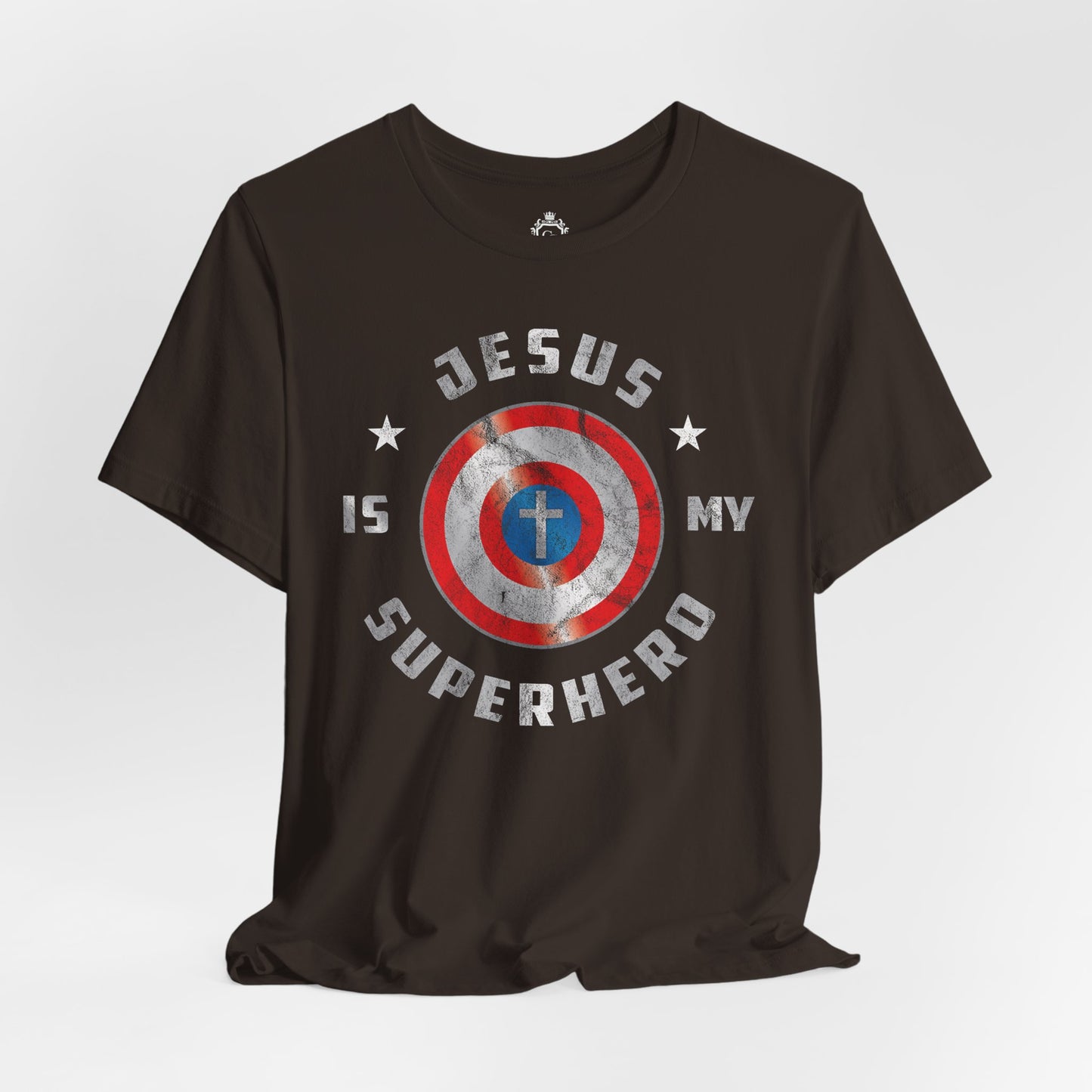 Jesus Is My Super Hero Jersey Short Sleeve Tee
