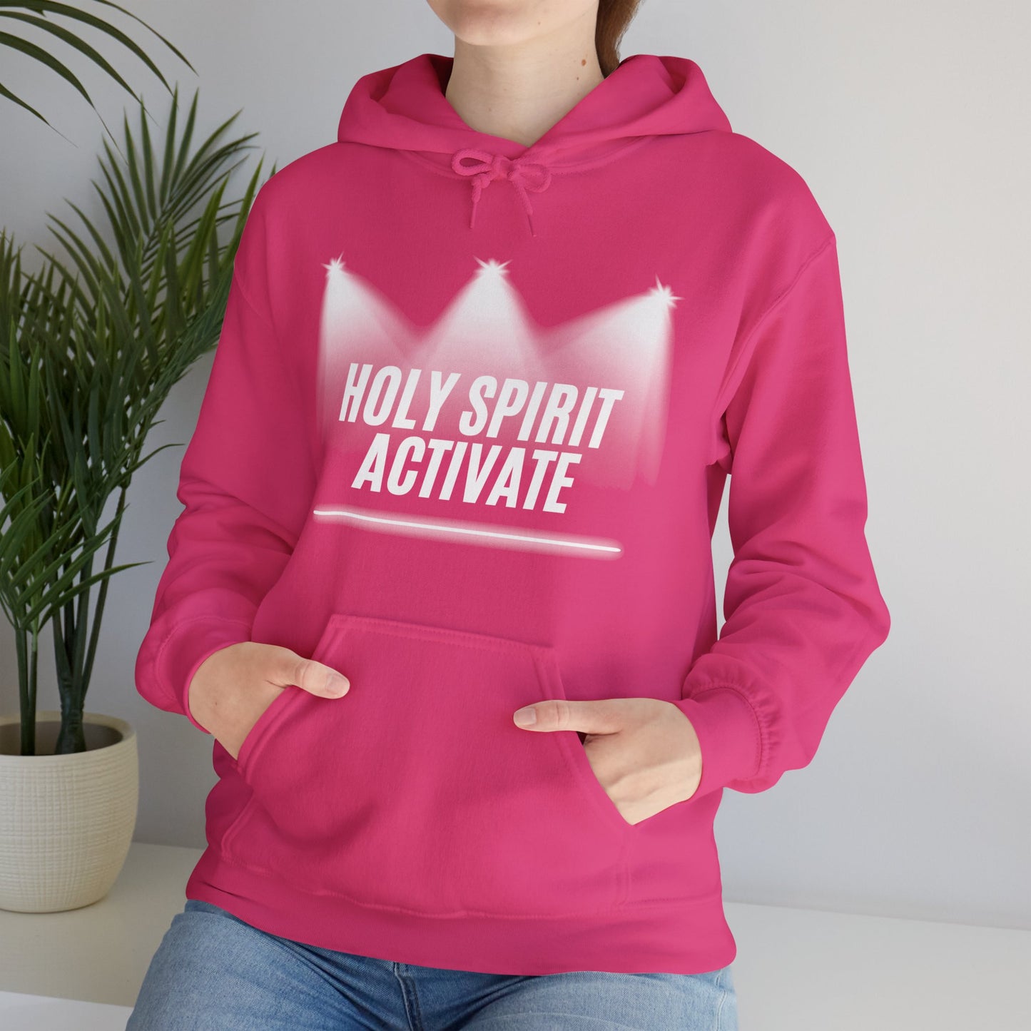 Holy Spirit Activate Heavy Blend™ Hooded Sweatshirt