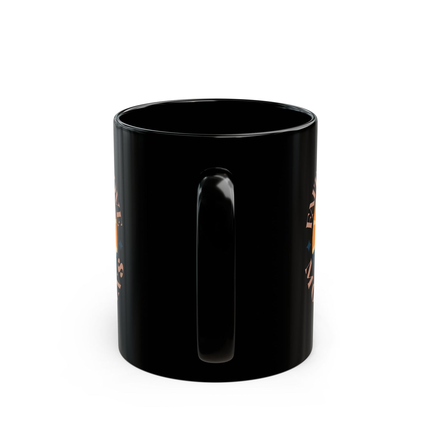 Faith Can Move Mountains Black Mug (11oz, 15oz)