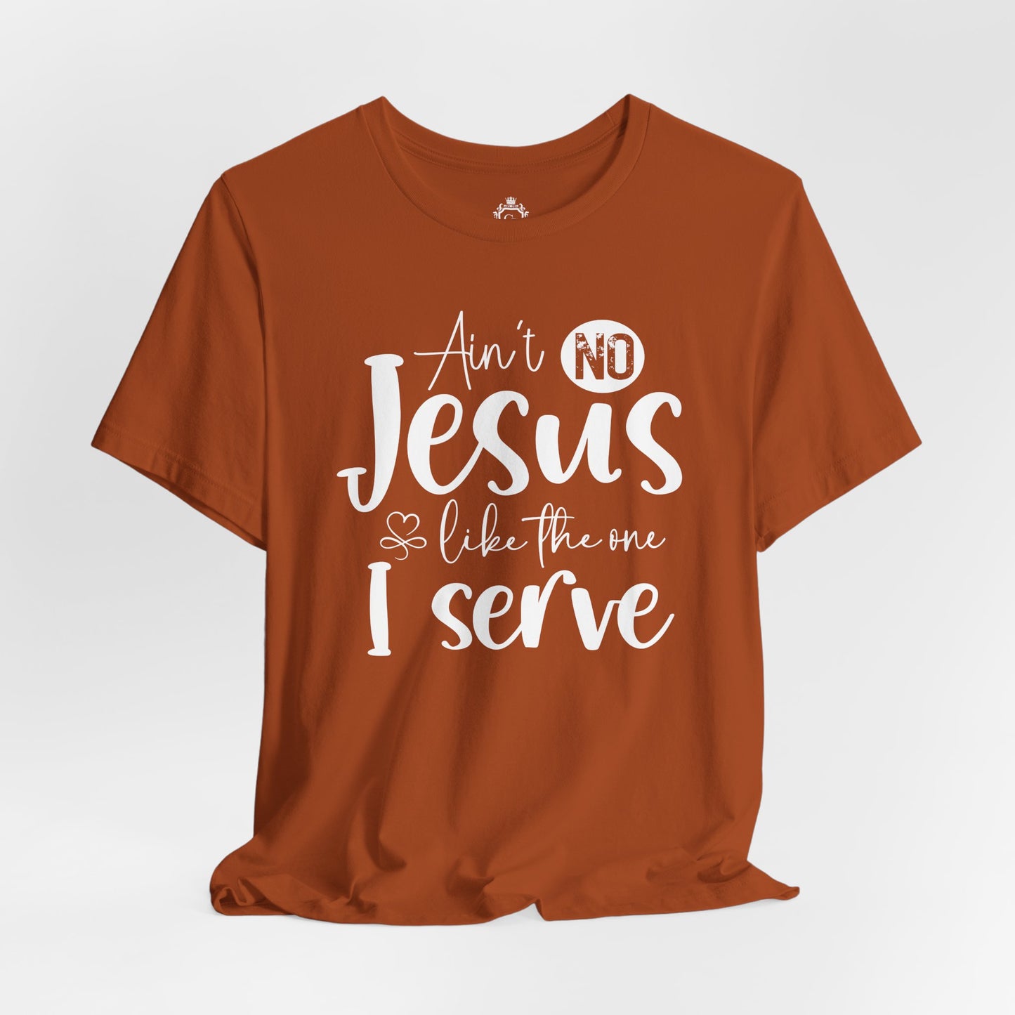 Ain’t No Jesus Like The One I Serve Jersey Short Sleeve Tee