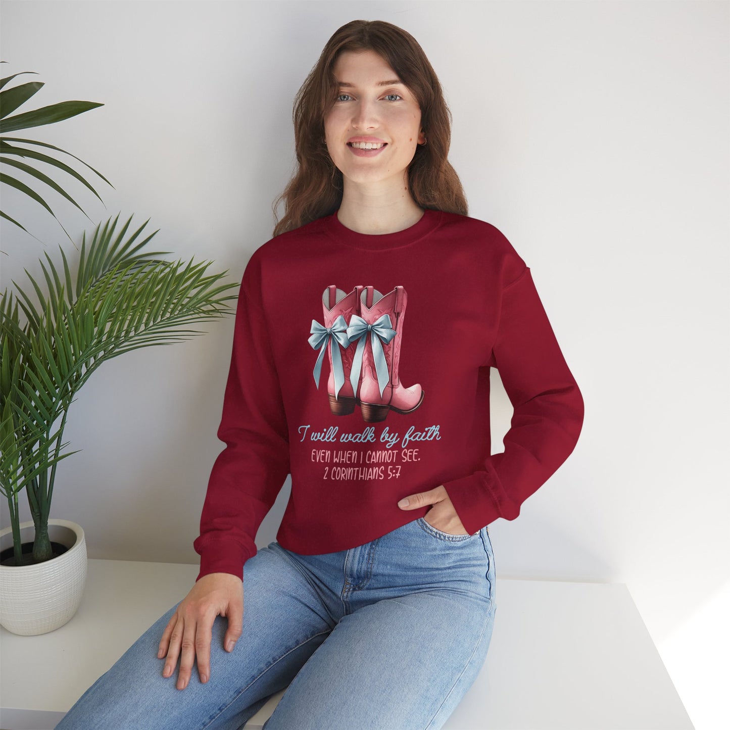 Walk By Faith Women Sweatshirt