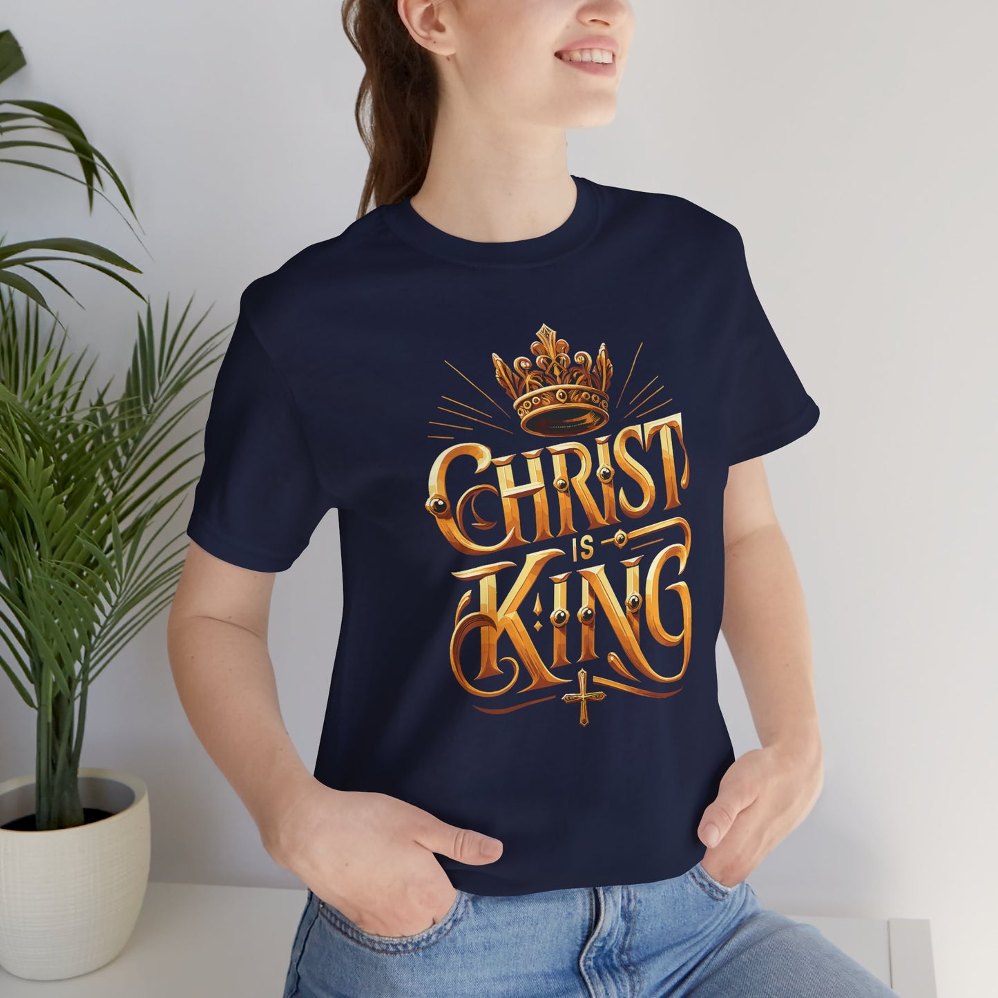 Christ Is King Jersey Short Sleeve Tee