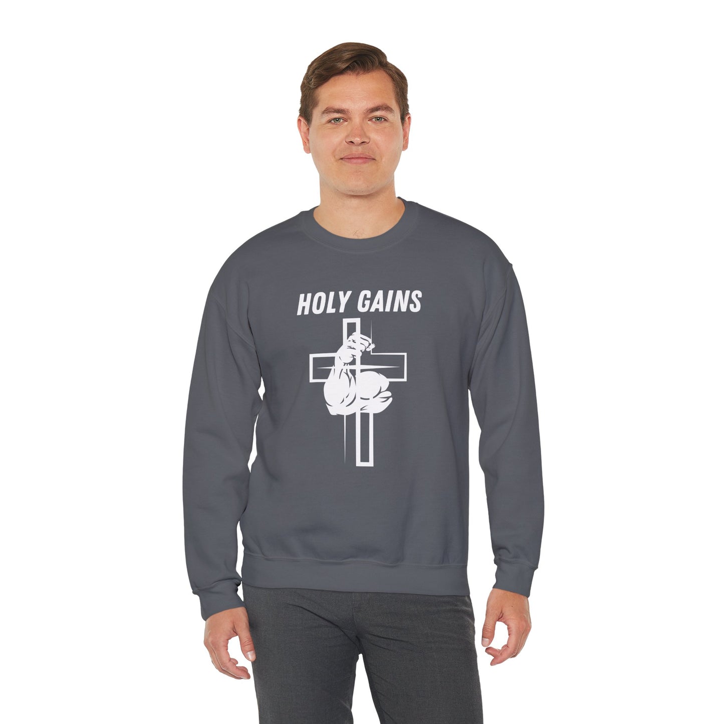 Men's Sweatshirt - Holy Gains