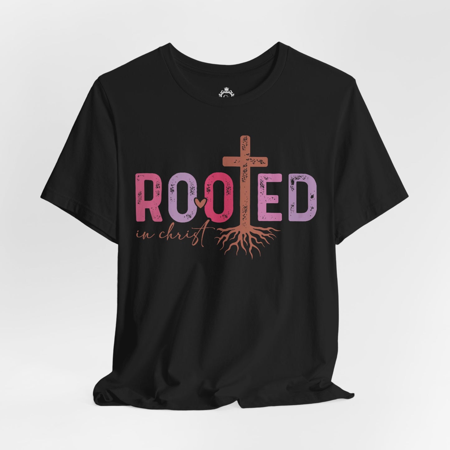 Rooted In Christ Jersey Short Sleeve Tee