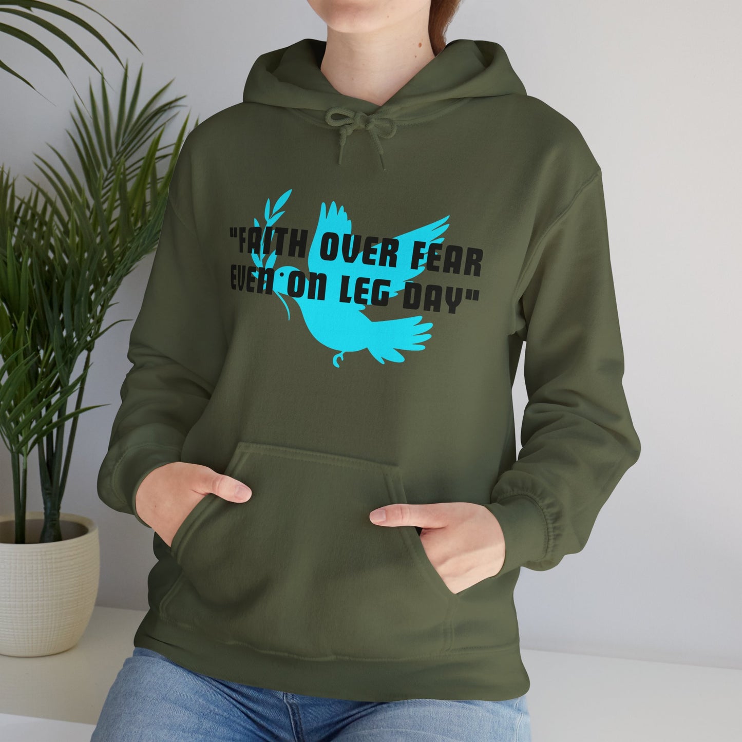 Faith Over Fear Heavy Blend™ Hooded Sweatshirt