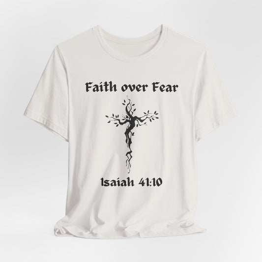 Faith Over Fear Jersey Short Sleeve Tee