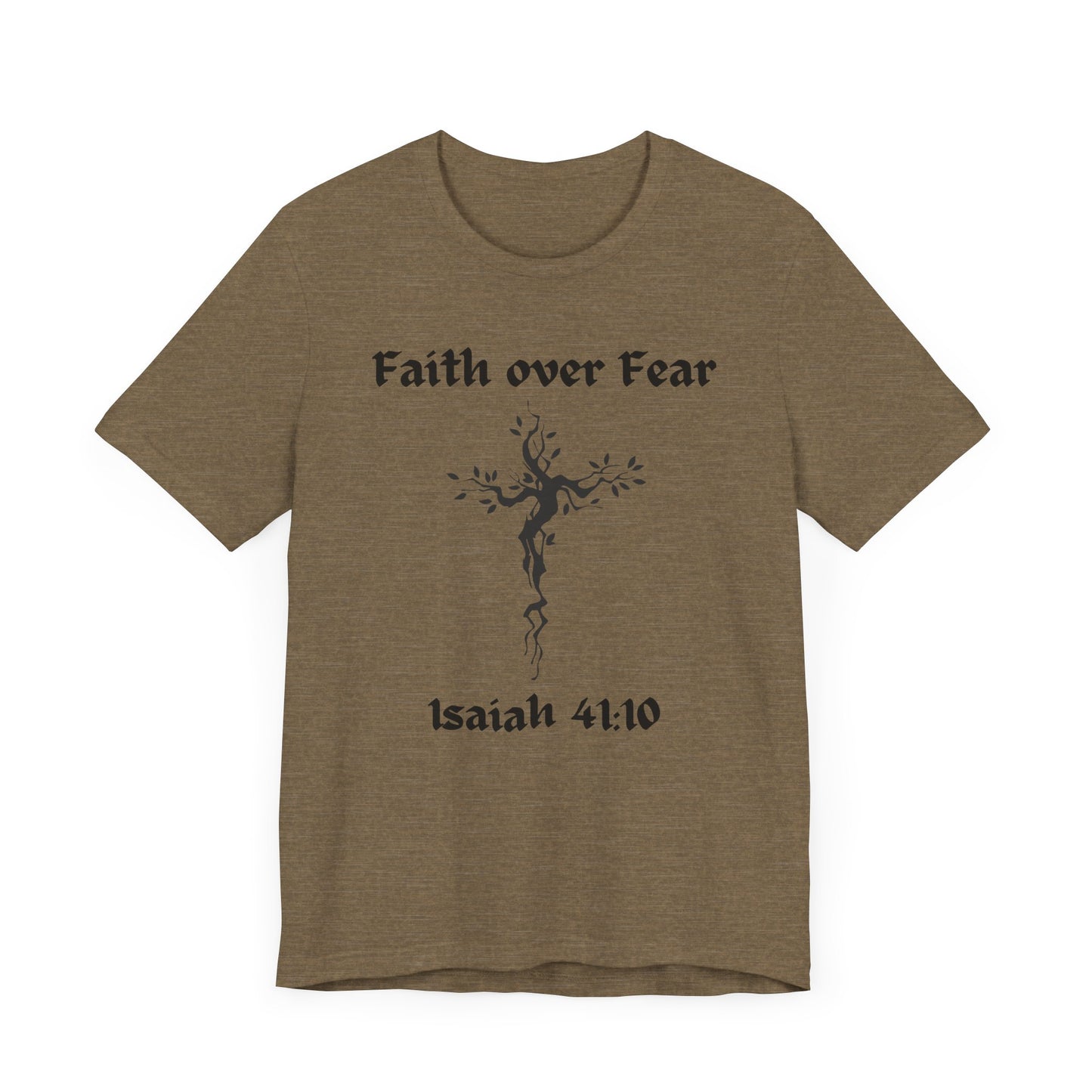 Faith Over Fear Jersey Short Sleeve Tee