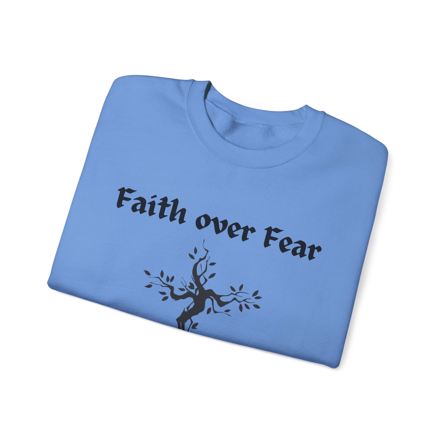 Faith over Fear Heavy Blend™ Crewneck Sweatshirt