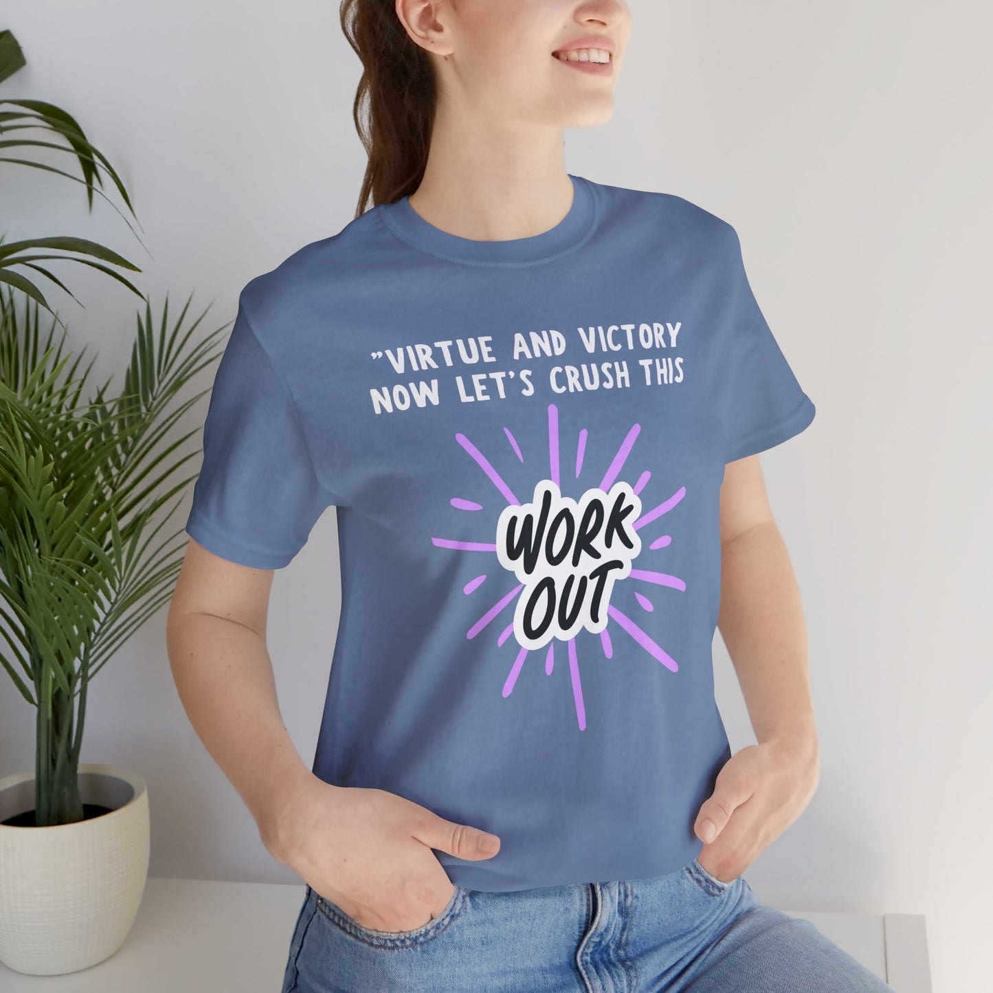 Virtue And Victory Workout Jersey Short Sleeve Tee