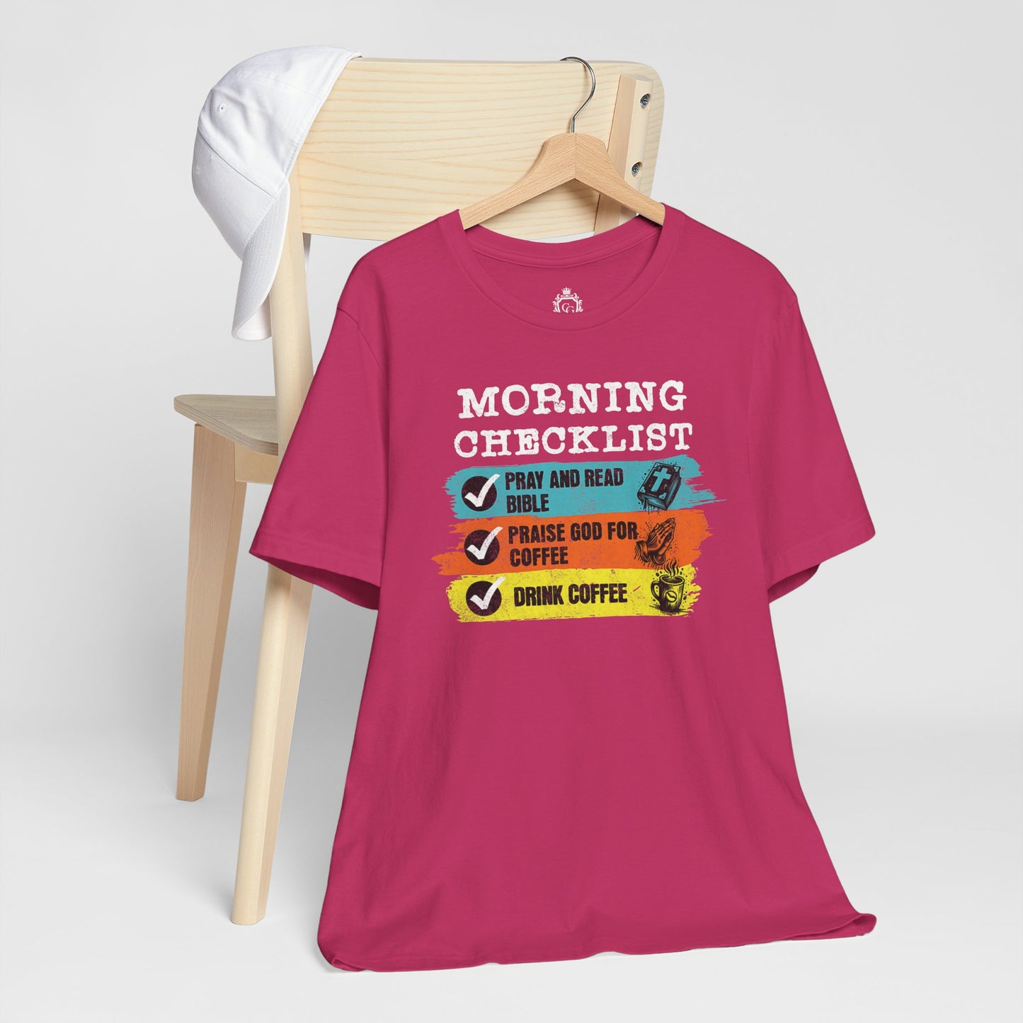 Morning Checklist Jersey Short Sleeve Tee