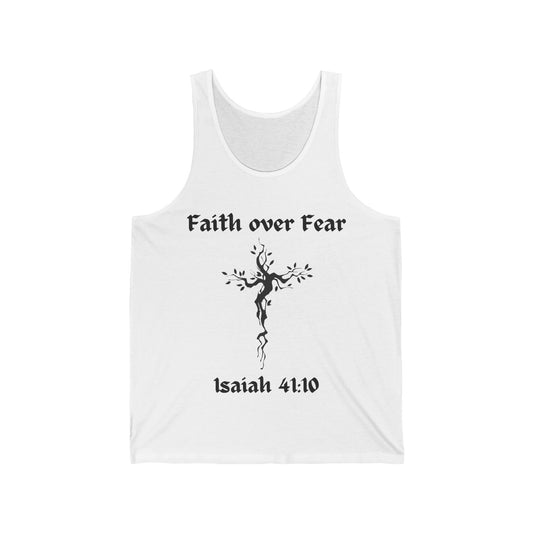 Faith over Fear Jersey Tank