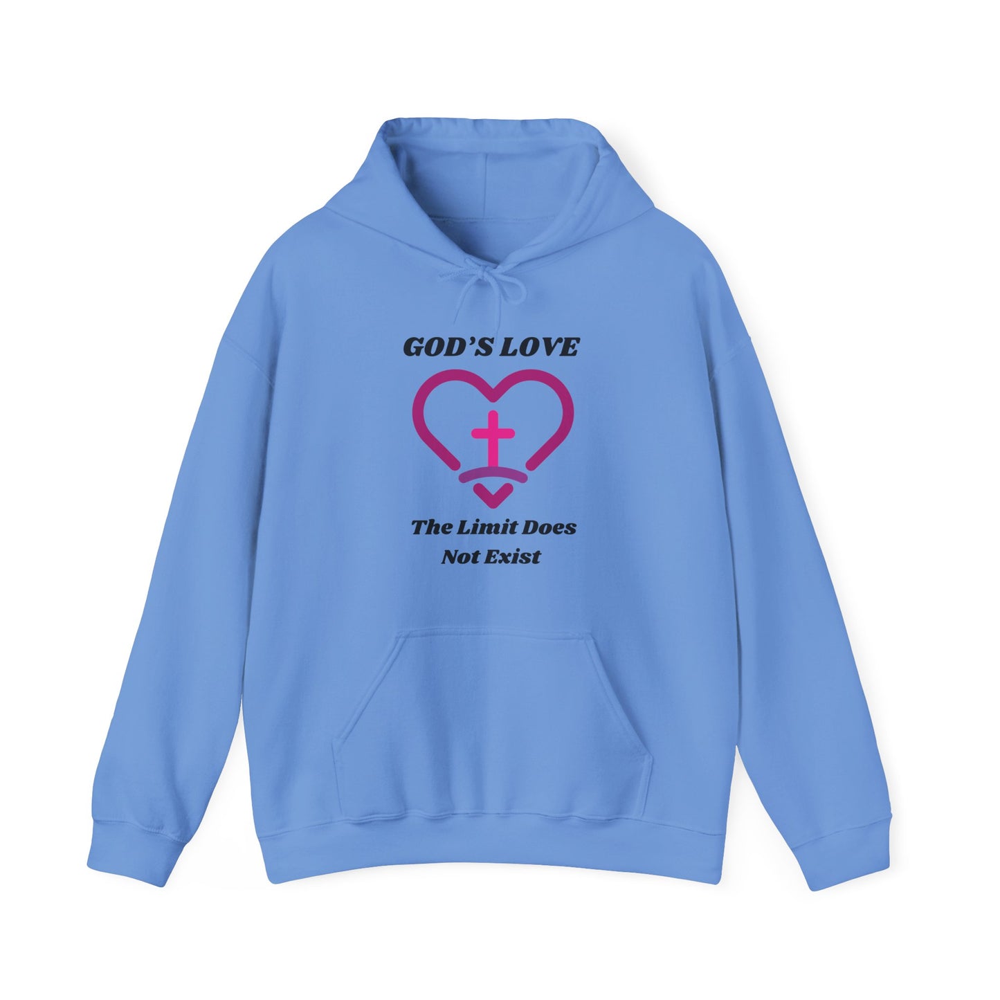 God's Love The Limit Does Not Exist Heavy Blend™ Hooded Sweatshirt