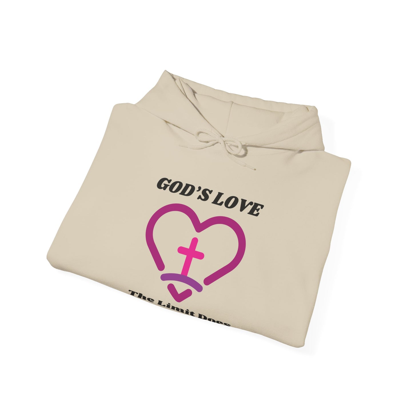 God's Love The Limit Does Not Exist Heavy Blend™ Hooded Sweatshirt