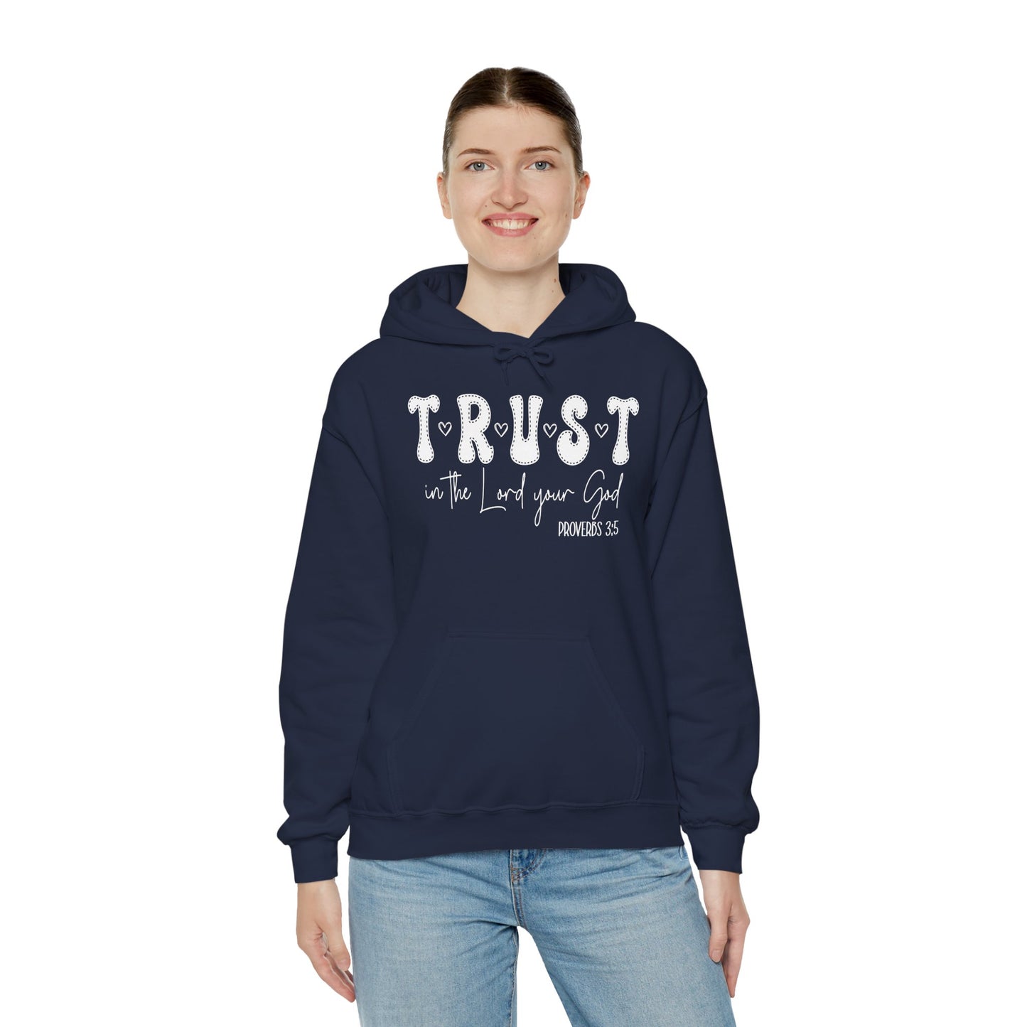 Trust In The Lord Heavy Blended Hoodie