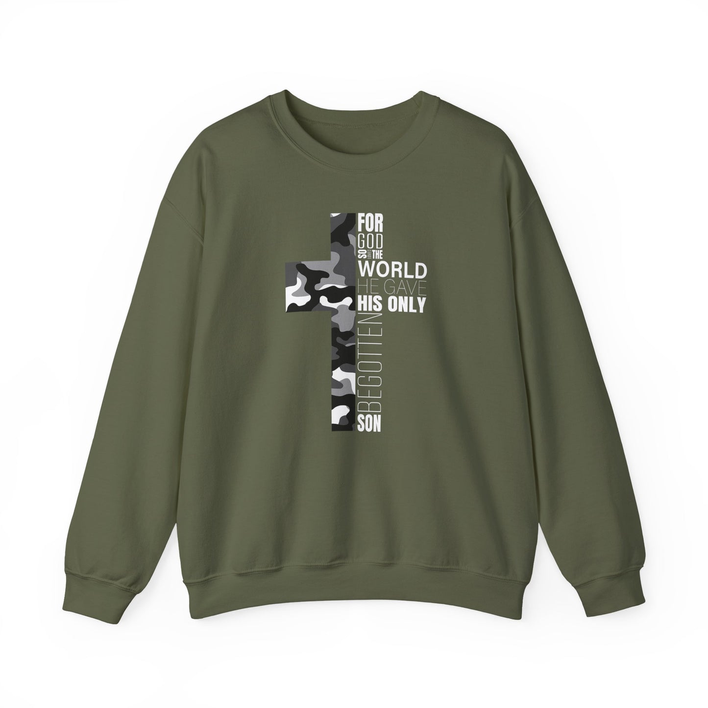 Men's Sweatshirt - For God So Loved The World