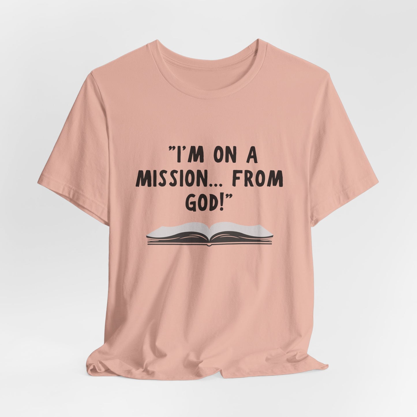 I'm On A Mission From God Jersey Short Sleeve Tee