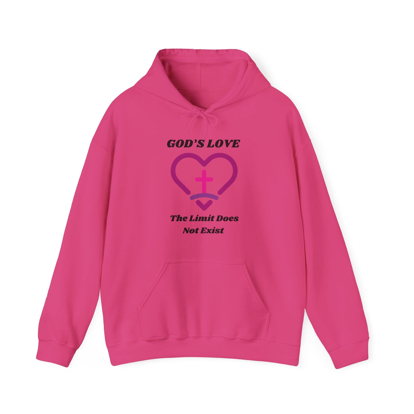 God's Love The Limit Does Not Exist Heavy Blend™ Hooded Sweatshirt