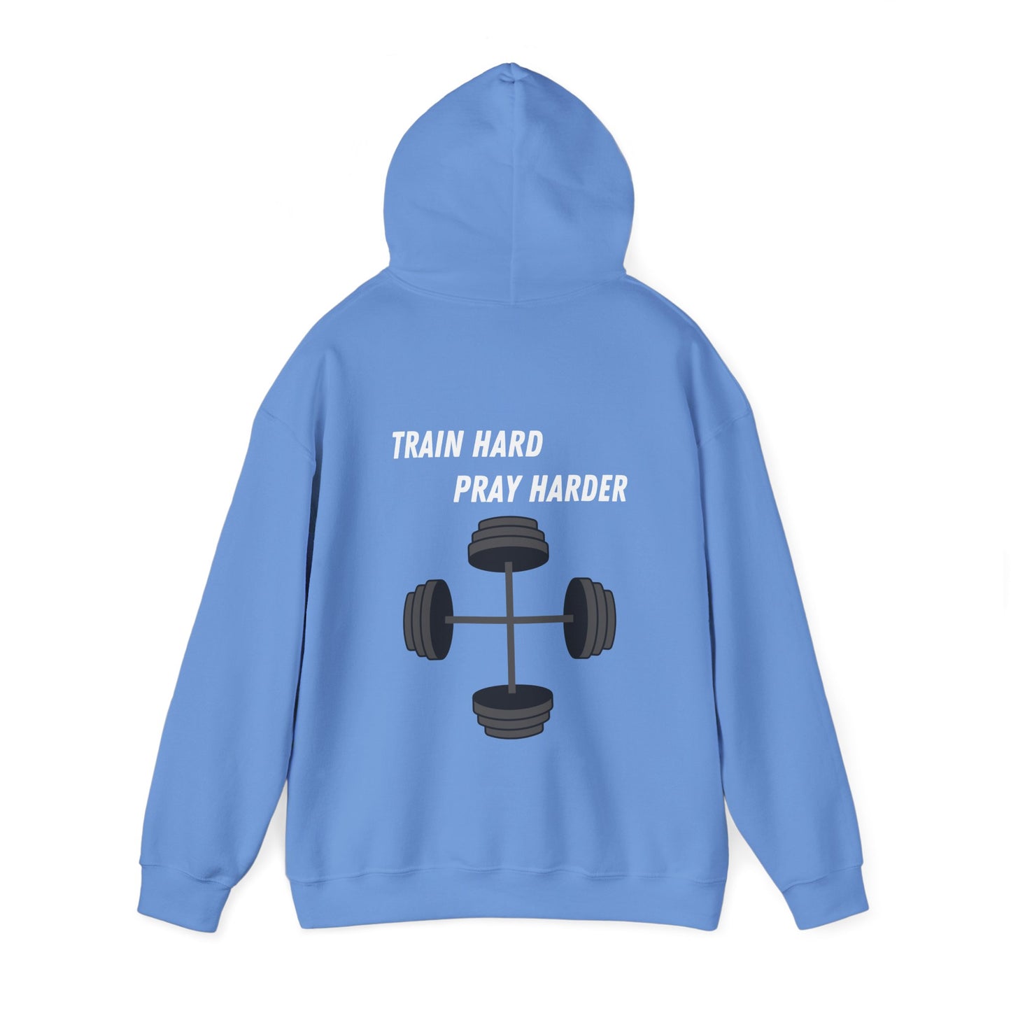 Train Hard Pray Harder Heavy Blend™ Hooded Sweatshirt