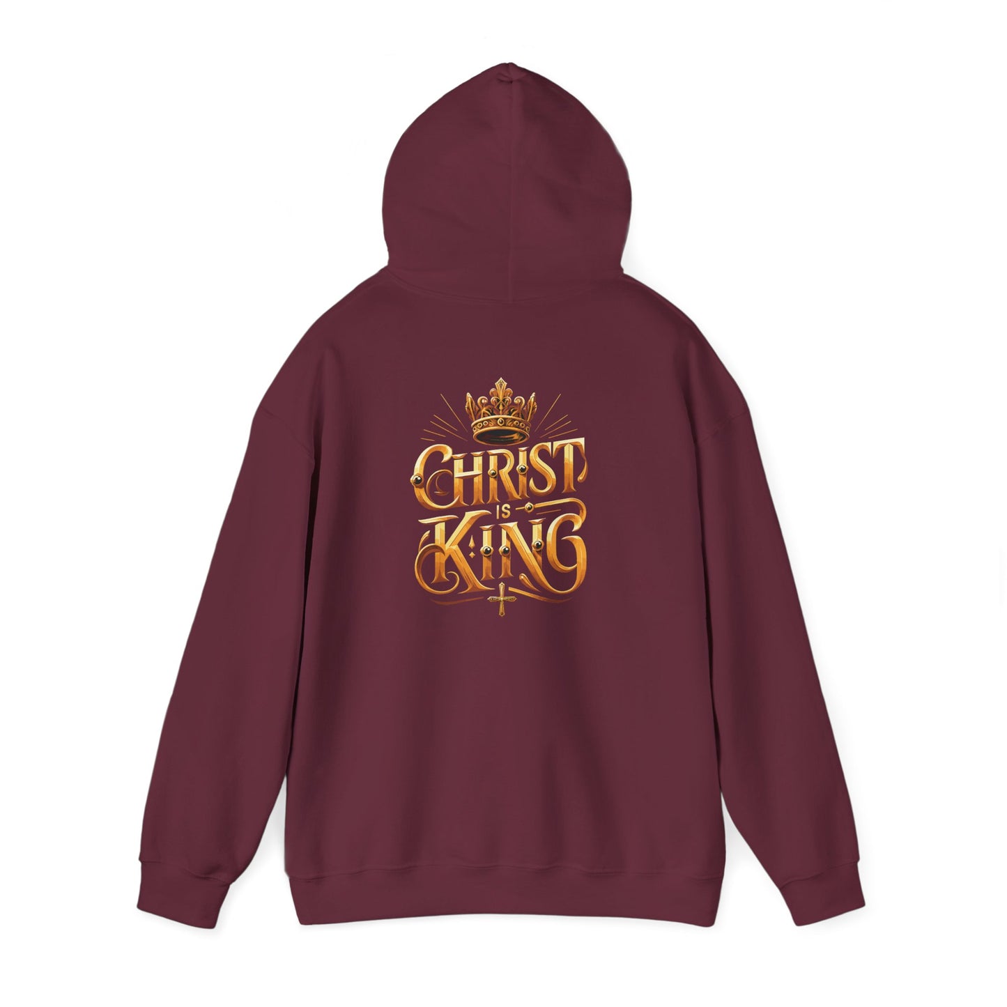 Christ Is King Heavy Blended Hoodie