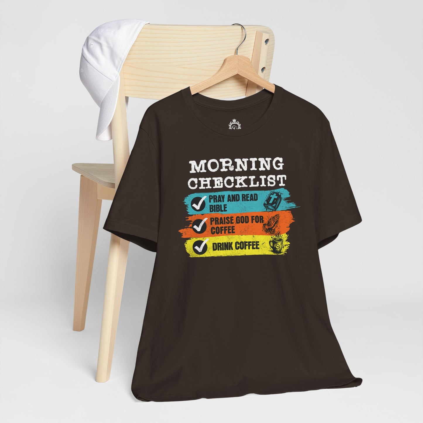 Morning Checklist Jersey Short Sleeve Tee