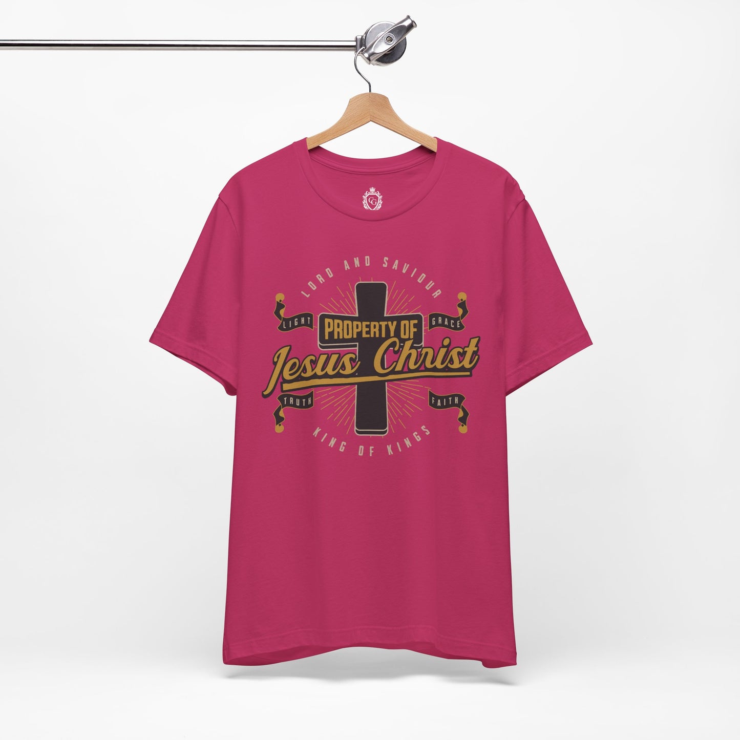 Property Of Jesus Christ Jersey Short Sleeve Tee