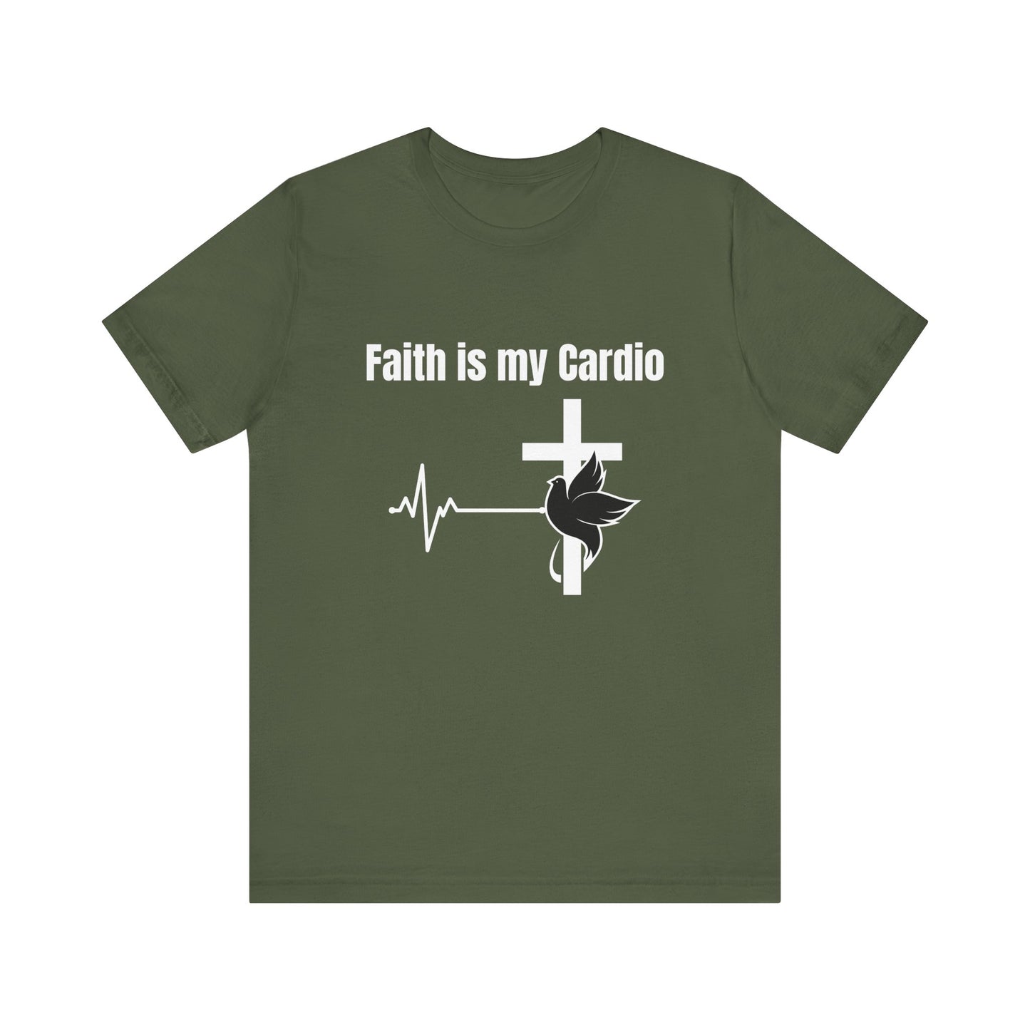 Faith Is My Cardio Jersey Short Sleeve Tee