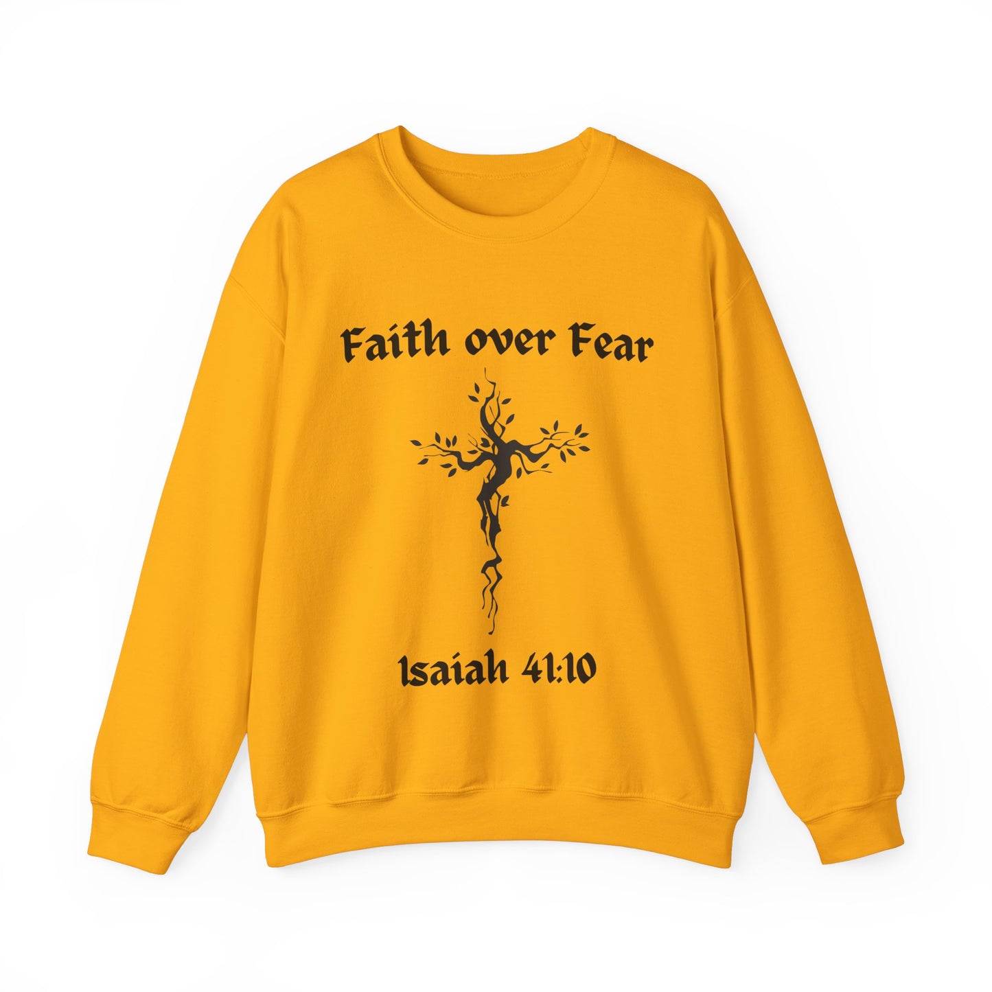 Faith over Fear Heavy Blend™ Crewneck Sweatshirt