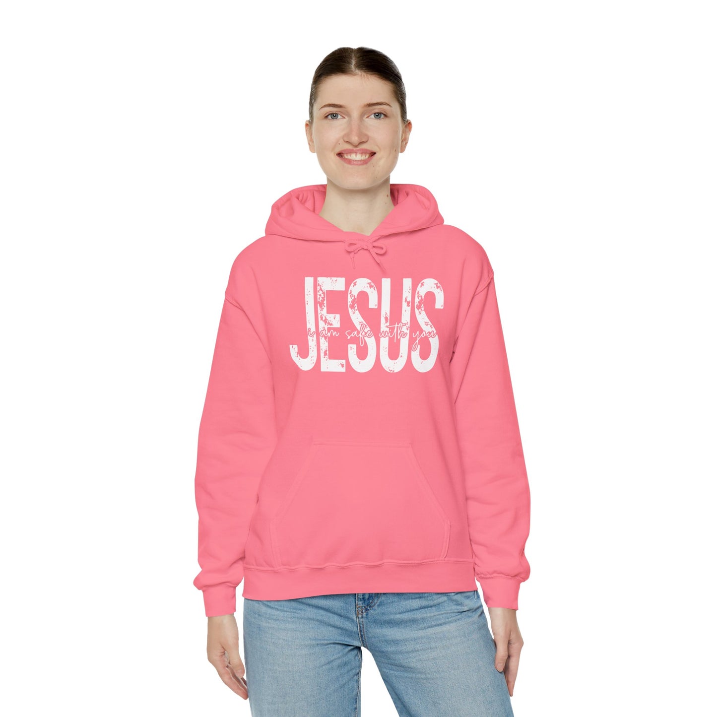Jesus I Am Safe With You Heavy Blended Hoodie