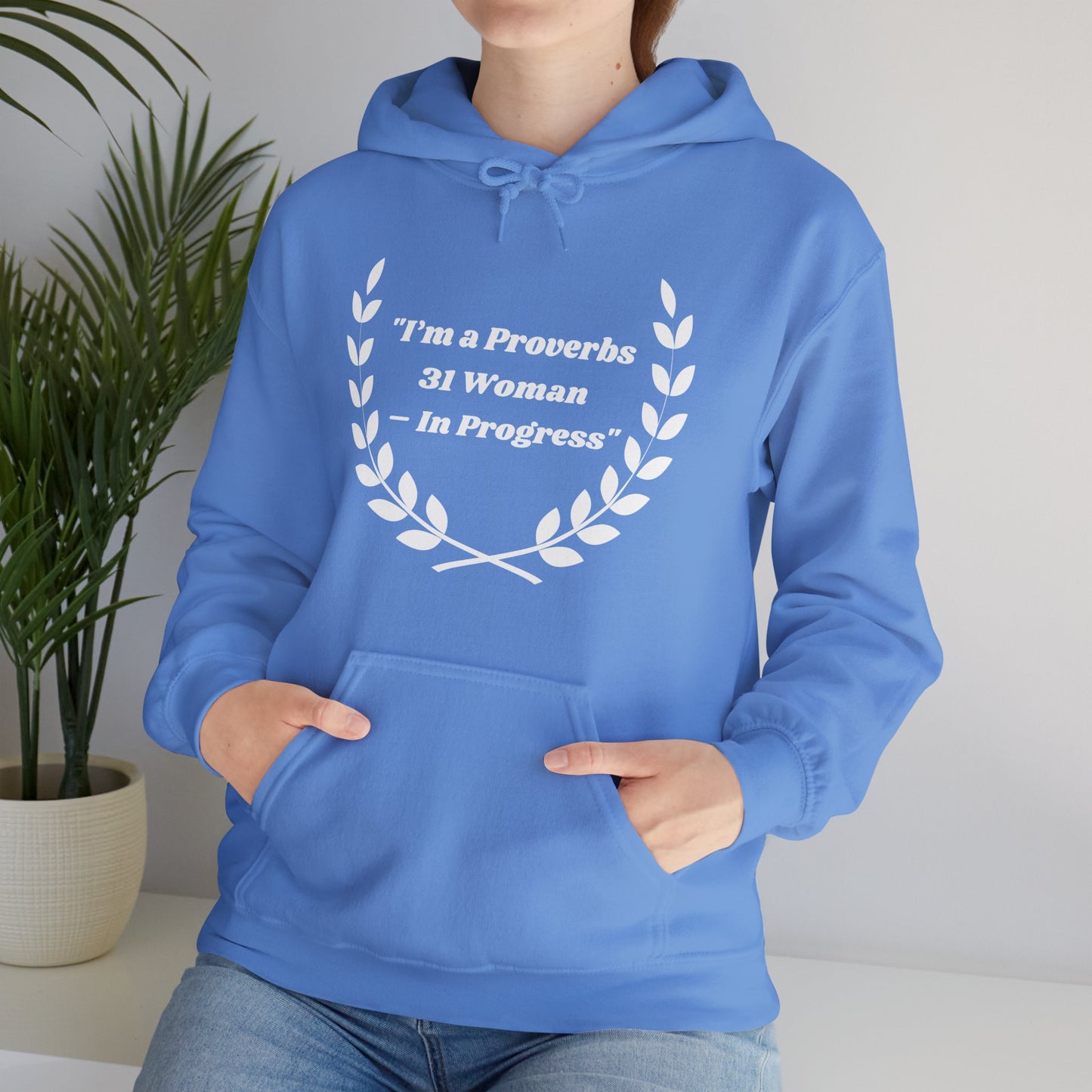 Proverbs 31 Woman In Progress Heavy Blend™ Hooded Sweatshirt