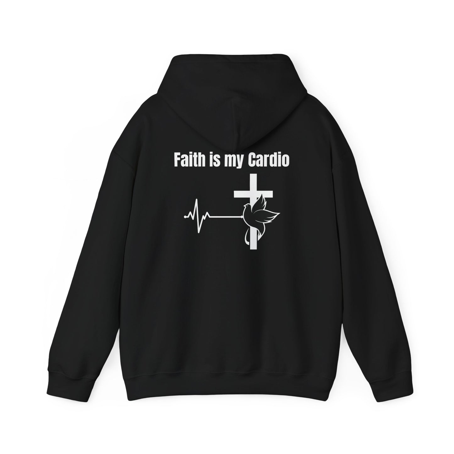 Heavy Blend Hoodie - Faith Is My Cardio