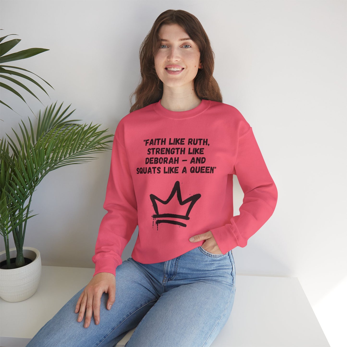 Faith Like Ruth Heavy Blend™ Crewneck Sweatshirt