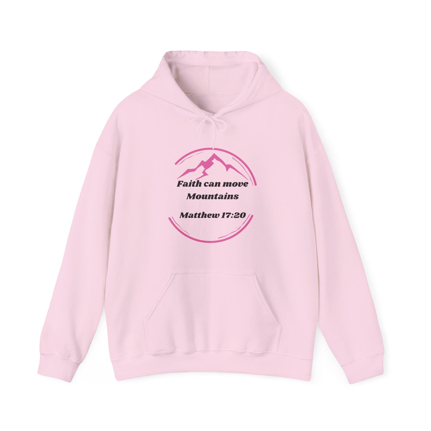 Faith Can Move Mountains Heavy Blend™ Hooded Sweatshirt