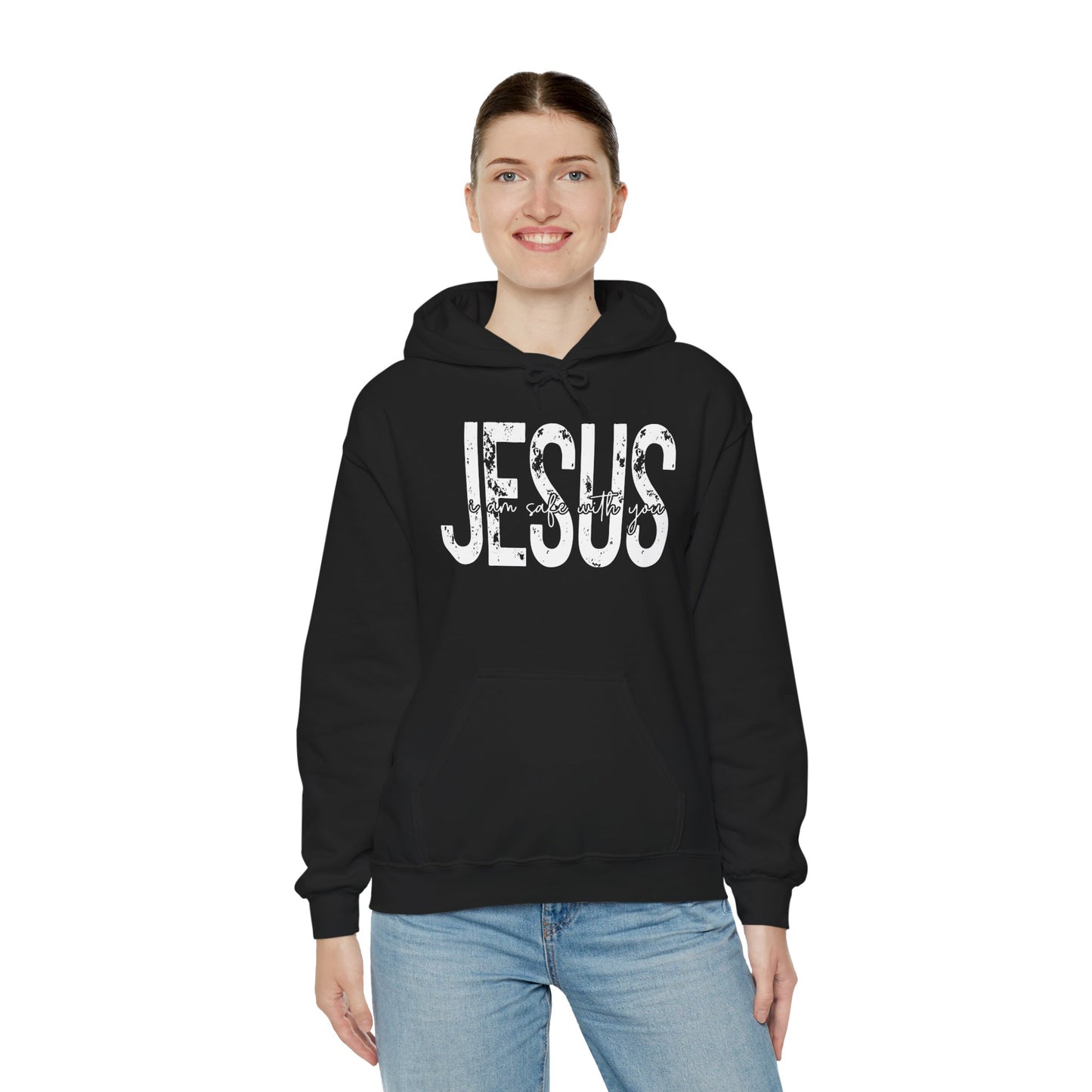Jesus I Am Safe With You Heavy Blended Hoodie